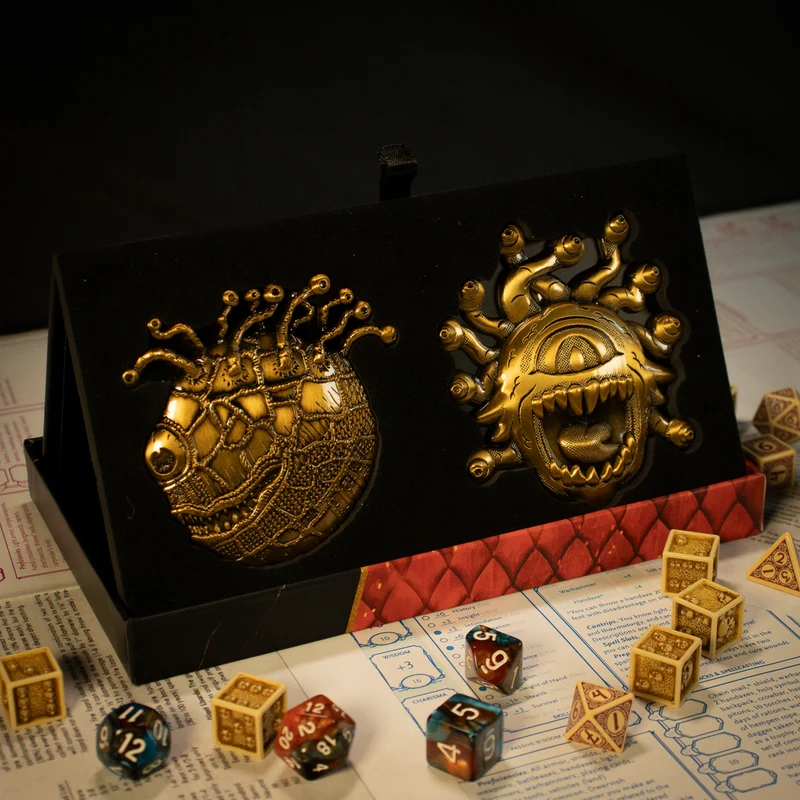 Dungeons & Dragons 50th Anniversary Beholder Medaillen 2er Set