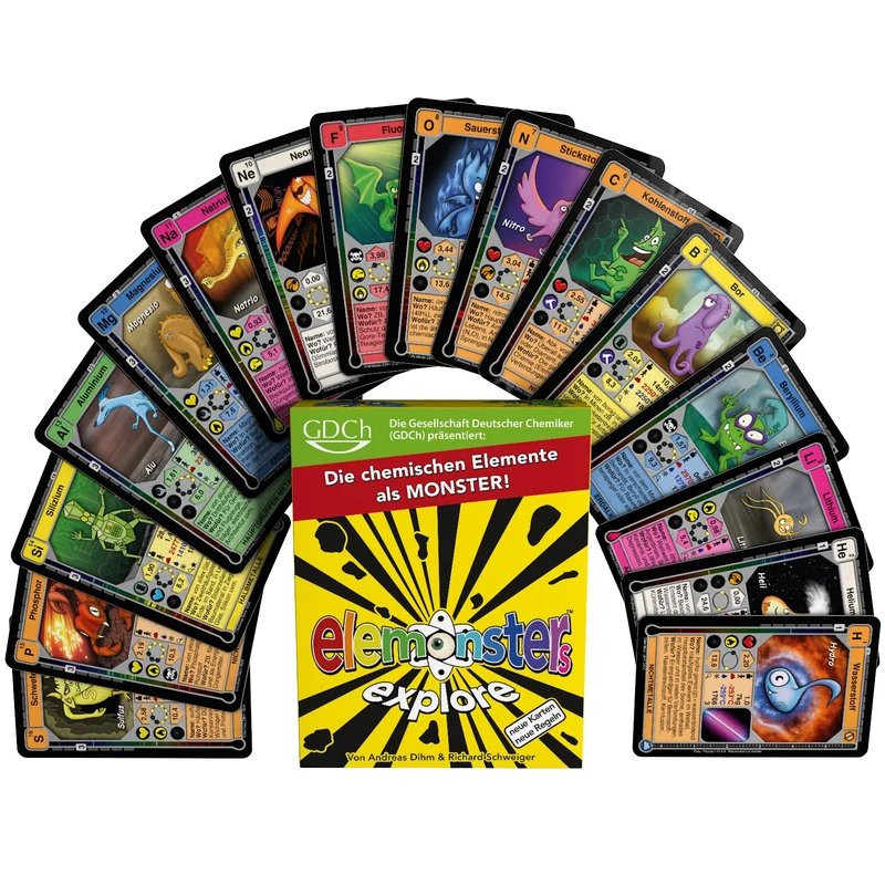 Elemonsters Explore - Chemie Kartenspiel (2026 Edition)