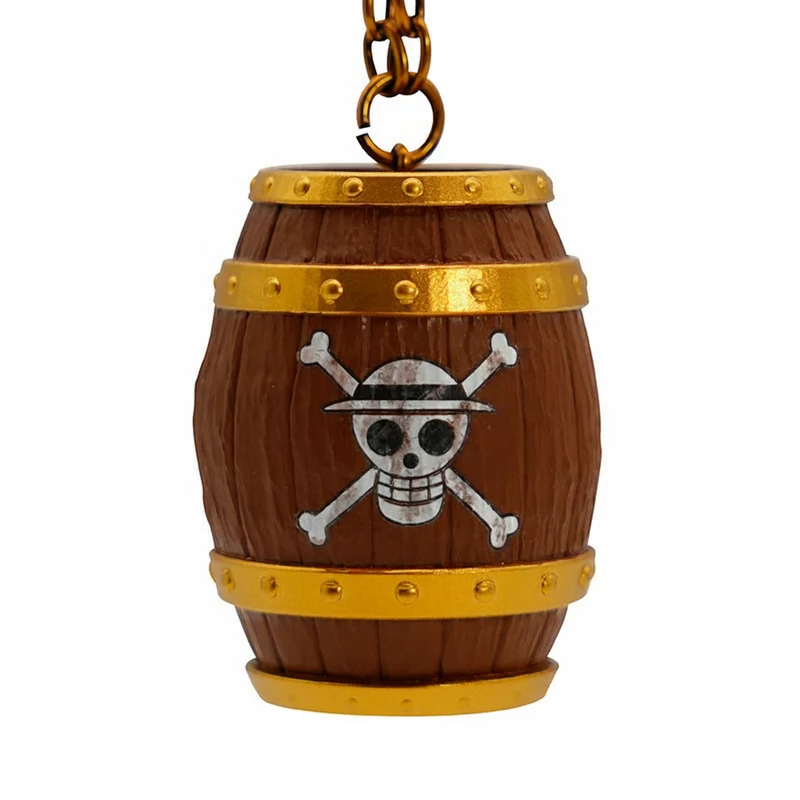 One Piece Schlüsselanhänger - Piratenfass