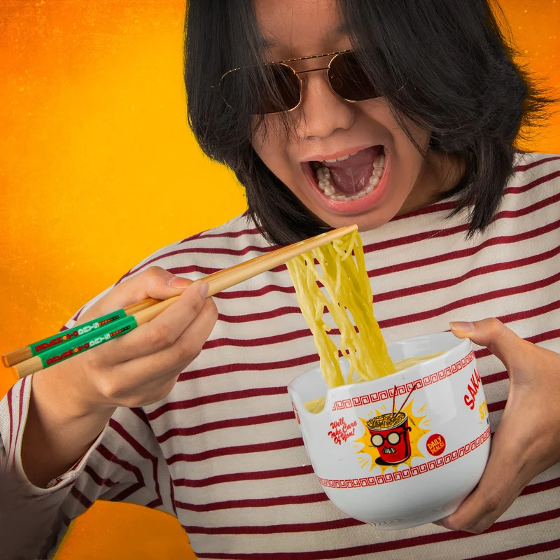 Sakamoto Days Ramen Schüssel mit Essstäbchen - Sakamoto's Store