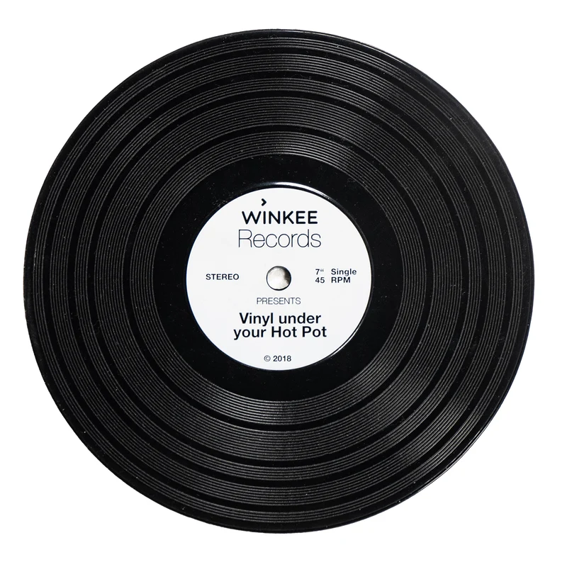 Schallplatten Topfuntersetzer