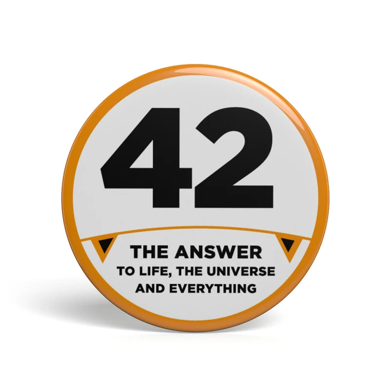Geek Button 42