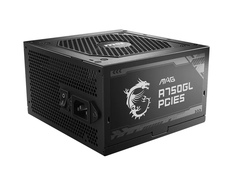 MSI Desktop PC Netzteil ATX 750Watt 80Plus Gold MAG A750GL PCIE5