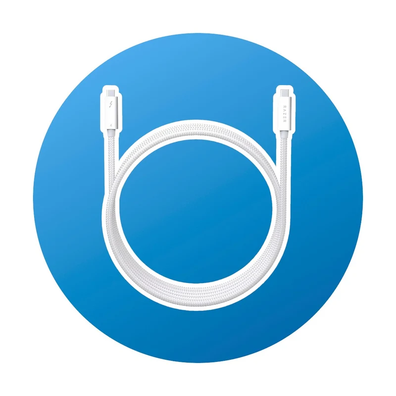 0,8m Razer Thunderbolt 4 USB-C Kabel 100W