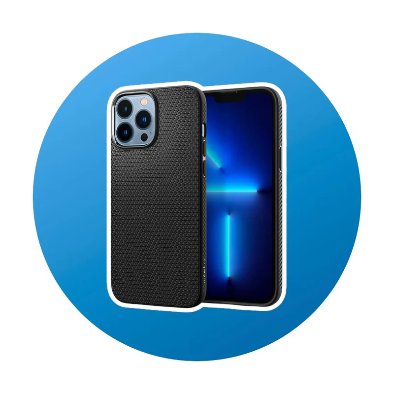 Spigen iPhone 13 Pro Max Liquid Air Hülle schwarz