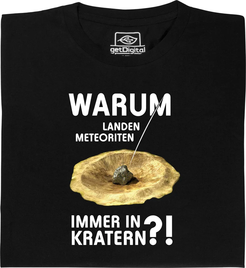 Meteoriten in Kratern