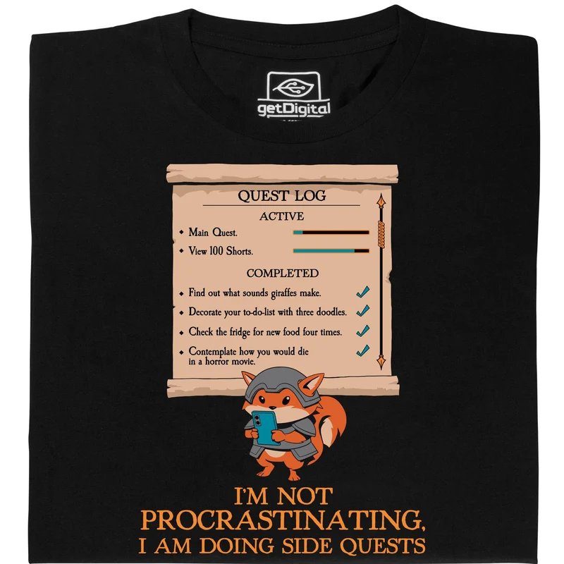 Not procrastinating