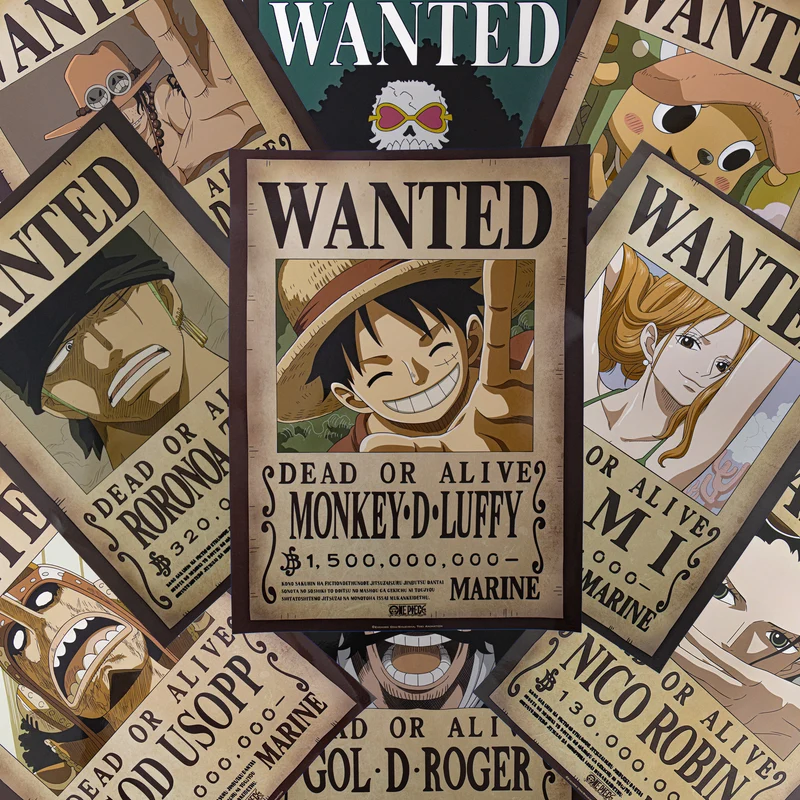 One Piece "Wanted" Poster
