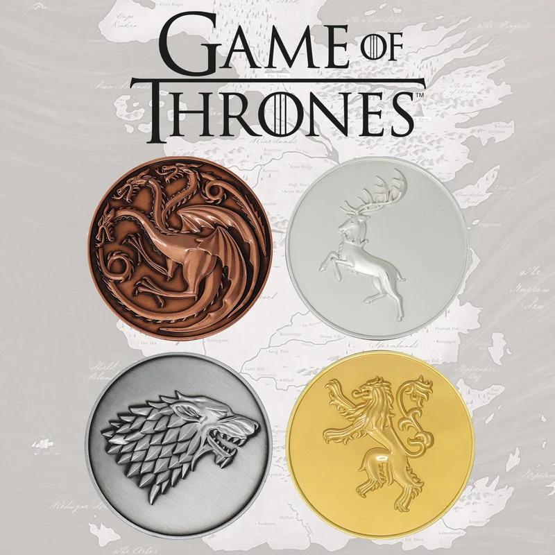 Game of Thrones Limited Edition Siegel-Medaillen-Set