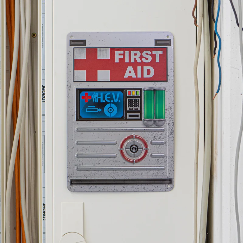 Blechschild Health Charger inspiriert durch Half-Life