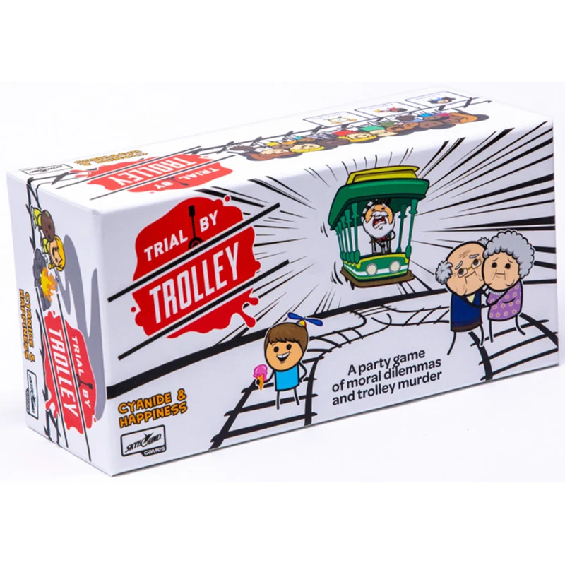 Trial by Trolley - Ein "Cyanide & Happiness"-Kartenspiel