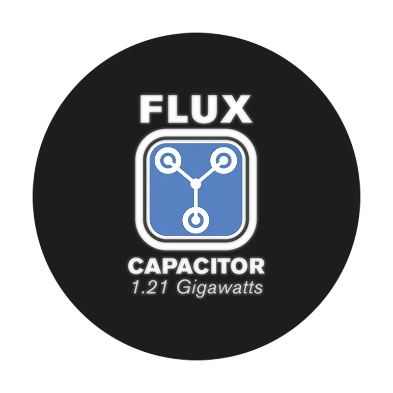 Geek Aufkleber Fluxkompensator