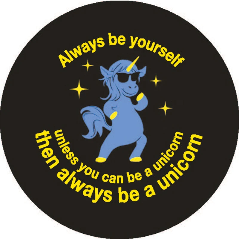 Geek Aufkleber Be a unicorn