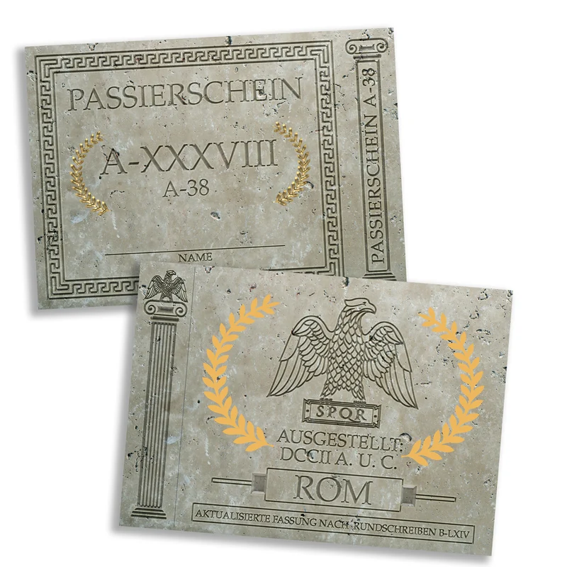 Passierschein A38 10er-Pack