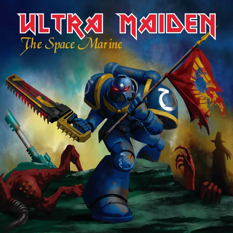 Ultra Maiden Plattencover - The Space Marine