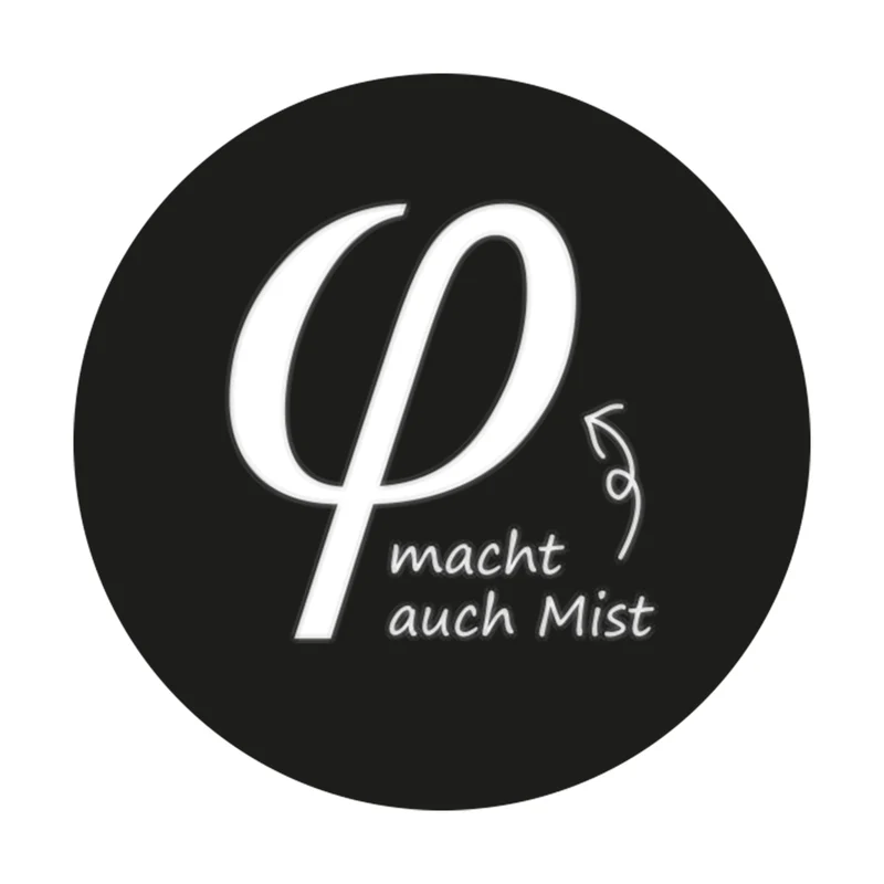 Geek Aufkleber Kleinphi macht auch Mist