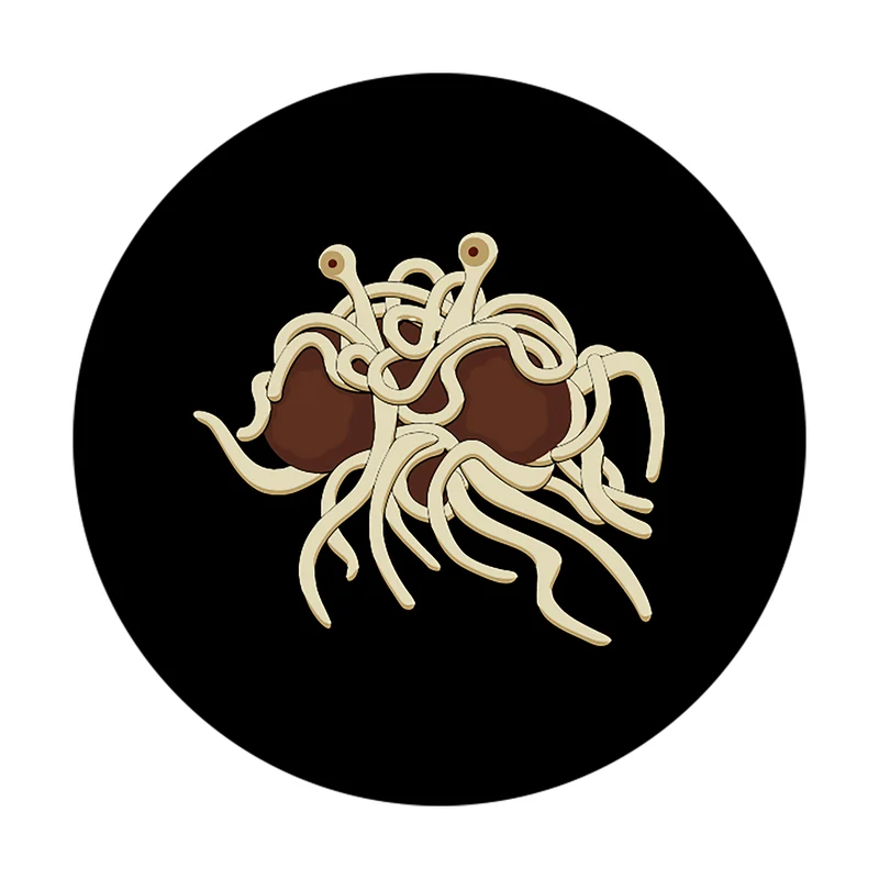 Geek Aufkleber Fliegendes Spaghettimonster
