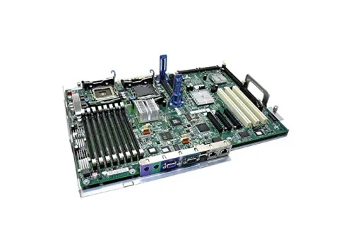 413984-001 - HP Socket LGA771 System Board Motherboard for Proliant ML350 G5 Supports 2x Xeon 5000/ 5100/ 5400 Series DDR2 8x DIMM