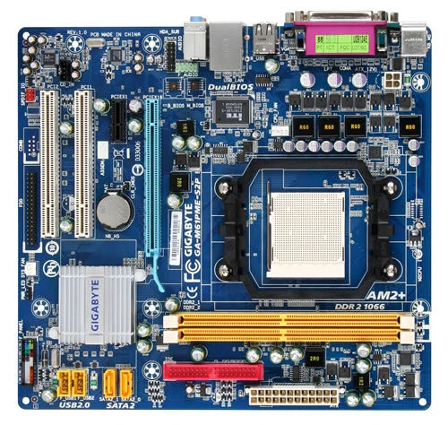 GA-M61PME-S2P - Gigabyte Socket AM2 2x DDR2 2x PCIe 2x PCI Matx Motherboard