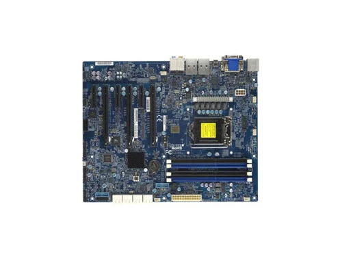 X11SSM-F - SuperMicro LGA1151 Intel C236 Micro-ATX Motherboard, Supports Xeon E3-1200 v5/v6 Series DDR4 4x DIMM