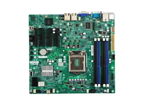 X9SCM-B - SuperMicro X9SCM Socket LGA1155 Intel C204 Chipset Micro-ATX System Board Motherboard Supports Xeon E3-1200/Core i3/Pentium DDR3 4x DIMM