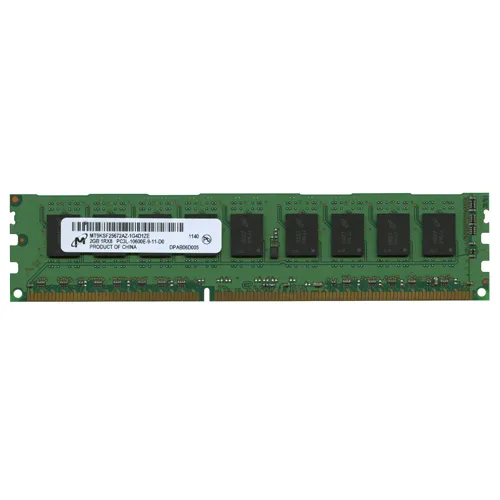 MT9KSF25672AZ-1G4D1ZE Micron 2GB DDR3-1333MHz PC3-10600 ECC Unbuffered UDIMM CL9 1Rx8 1.35V 240-Pin Memory Module