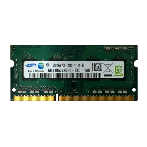 M471B5773DH0-CK0 Samsung 2GB DDR3-1600MHz PC3-12800 Non-ECC Unbuffered SODIMM CL11 1Rx8 1.5V 204-Pin Memory Module