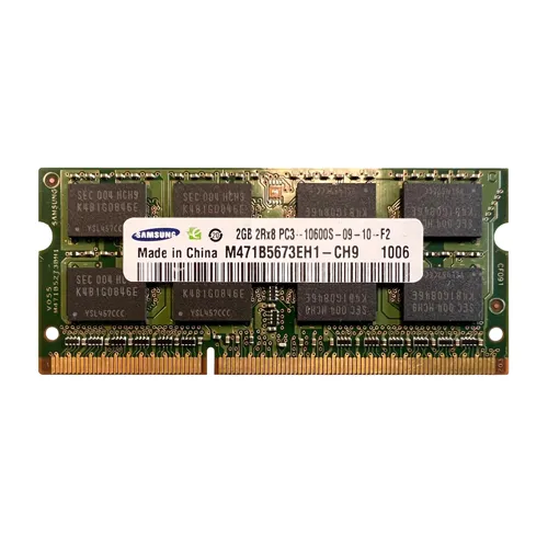M471B5673EH1-CH9 Samsung 2GB DDR3-1333MHz PC3-10600 Non-ECC Unbuffered SODIMM CL9 2Rx8 1.5V 204-Pin Memory Module