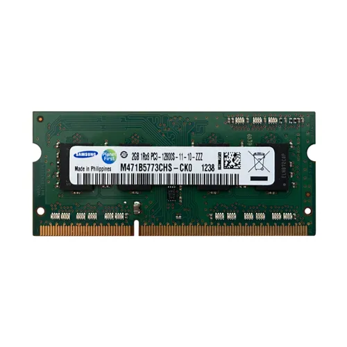 M471B5773CHS-CK0 Samsung 2GB DDR3-1600MHz PC3-12800 Non-ECC Unbuffered SODIMM CL11 1Rx8 1.5V 204-Pin Memory Module