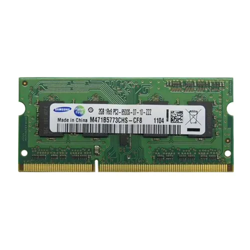 M471B5773CHS-CF8 Samsung 2GB DDR3-1066MHz PC3-8500 Non-ECC Unbuffered SODIMM CL7 1Rx8 1.5V 204-Pin Memory Module
