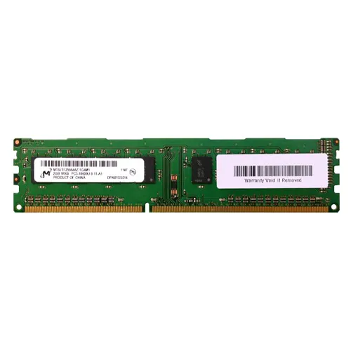 MT8JTF25664AZ-1G4M1 Micron 2GB DDR3-1333MHz PC3-10600 Non-ECC Unbuffered UDIMM CL9 1Rx8 1.5V 240-Pin Memory Module