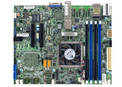 X10SDV-16C+-TLN4F - SuperMicro Socket FCBGA-1667 System on Chip Chipset Mini-ITX System Board Motherboard Supports Xeon D-1587 DDR4 4x DIMM