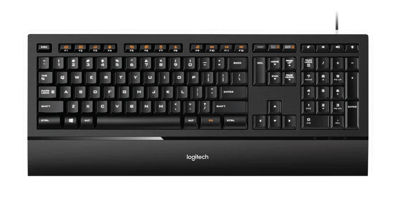 Logitech K740 Illuminated Keyboard with Built-in Palm Rest