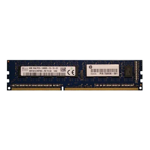 HMT451U7BFR8C-RD Hynix 4GB DDR3-1866MHz PC3-14900 ECC Unbuffered UDIMM CL13 1Rx8 1.5V 240-Pin Memory Module