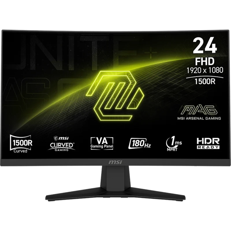 MSI MAG 244C - 24" FHD, 1920x1080, 180Hz, Gaming Monitor