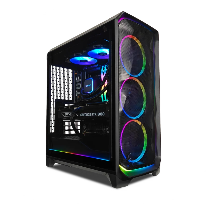 XOTIC PC Meshify 3 Ultimate Gaming PC, AMD Ryzen 7 9800X3D, NVIDIA GeForce RTX 5080, 32GB DDR5, 2TB NVMe SSD