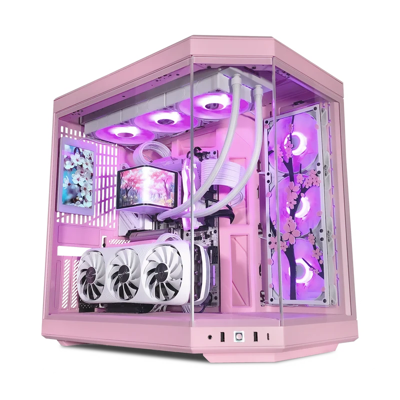 XOTIC PC Sakura Y70 Black Label Gaming PC, Up to Intel Core Ultra 9 285K, Up to NVIDIA GeForce RTX 5090, 32GB RAM, 2TB SSD
