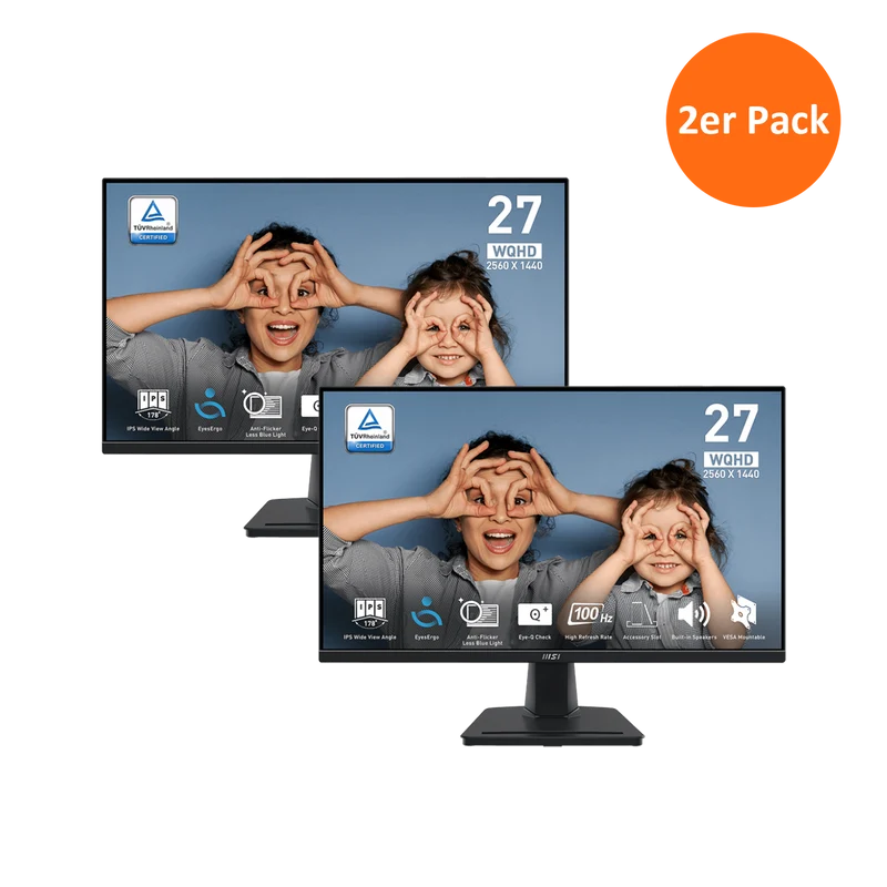 2er Pack - PRO MP275Q | MSI Pro Monitor