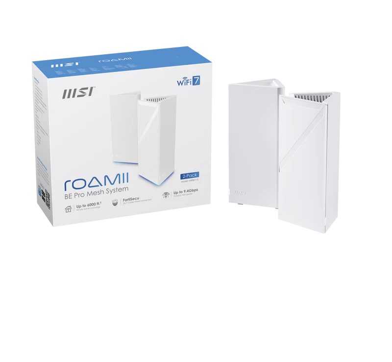 MSI Roamii BE Pro Mesh System- 2 Pack