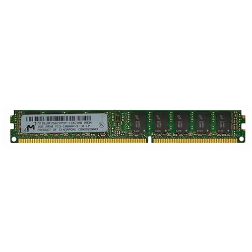 MT18JBF25672PDY-1G4D1AB Micron 2GB DDR3-1333MHz PC3-10600 ECC Registered VLP RDIMM CL9 2Rx8 1.5V 240-Pin Memory Module