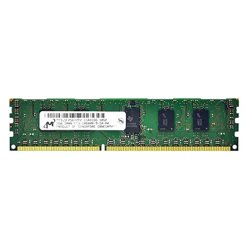 MT9JSF25672PZ-1G4D1DD Micron 2GB DDR3-1333MHz PC3-10600 ECC Registered RDIMM CL9 1Rx8 1.5V 240-Pin Memory Module