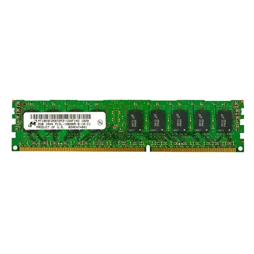 MT18KSF25672PZ-1G4F1AD Micron 2GB DDR3-1333MHz PC3-10600 ECC Registered RDIMM CL9 1Rx4 1.35V 240-Pin Memory Module