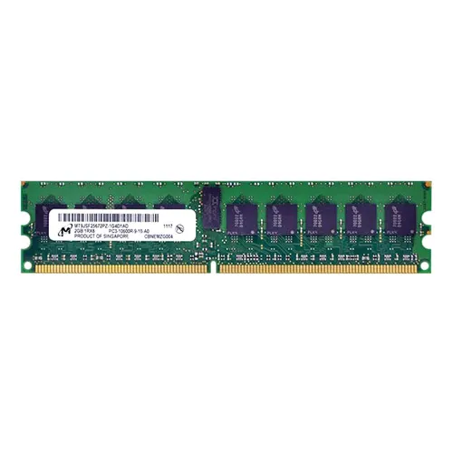 MT9JSF25672PZ-1G4D1AD Micron 2GB DDR3-1333MHz PC3-10600 ECC Registered RDIMM CL9 1Rx8 1.5V 240-Pin Memory Module