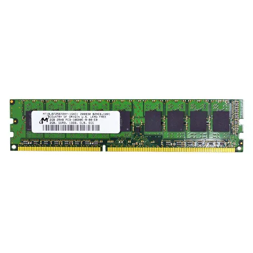 MT18JSF25672AY-1G4D1 Micron 2GB DDR3-1333MHz PC3-10600 ECC Unbuffered UDIMM CL9 2Rx8 1.5V 240-Pin Memory Module
