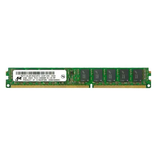 MT18JDF25672PZ-1G4F1AD Micron 2GB DDR3-1333MHz PC3-10600 ECC Registered VLP RDIMM CL9 1Rx4 1.5V 240-Pin Memory Module