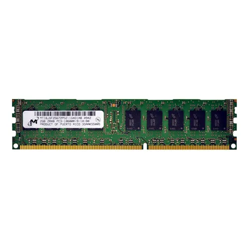 MT18JSF25672PDZ-1G4D1AB Micron 2GB DDR3-1333MHz PC3-10600 ECC Registered RDIMM CL9 2Rx8 1.5V 240-Pin Memory Module