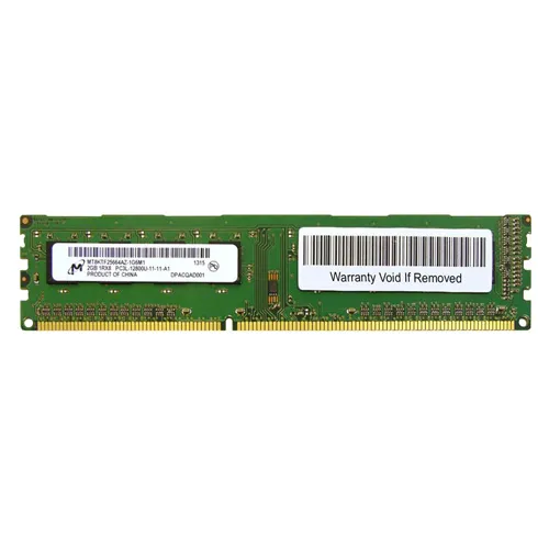 MT8KTF25664AZ-1G6M1 Micron 2GB DDR3-1600MHz PC3-12800 Non-ECC Unbuffered UDIMM CL11 1Rx8 1.35V 240-Pin Memory Module