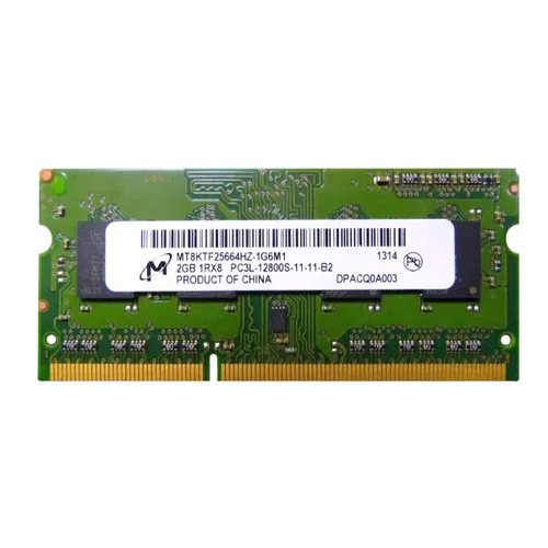 MT8KTF25664HZ-1G6M1 Micron 2GB DDR3-1600MHz PC3-12800 Non-ECC Unbuffered SODIMM CL11 1Rx8 1.35V 204-Pin Memory Module
