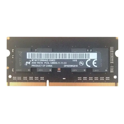 MT4KTF25664HZ-1G6E2 Micron 2GB DDR3-1600MHz PC3-12800 Non-ECC Unbuffered SODIMM CL11 1Rx16 1.35V 204-Pin Memory Module