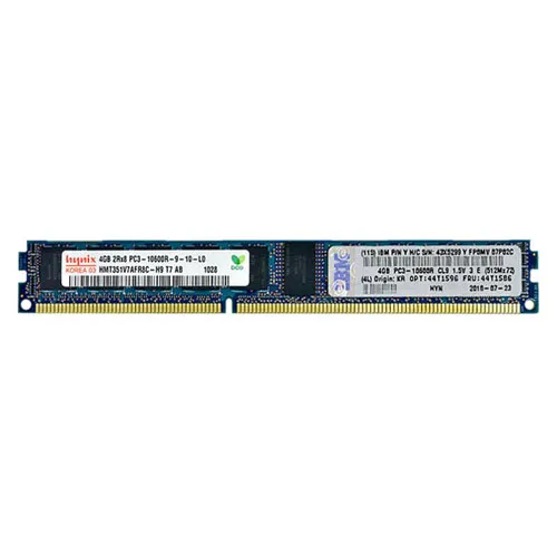 HMT351V7AFR8C-H9T7 Hynix 4GB DDR3-1333MHz PC3-10600 ECC Registered VLP RDIMM CL9 2Rx8 1.5V 240-Pin Memory Module